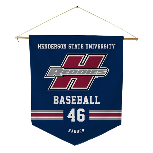Henderson State - NCAA Baseball : Dylan Nabors - Pennant - 18" x 21"-0