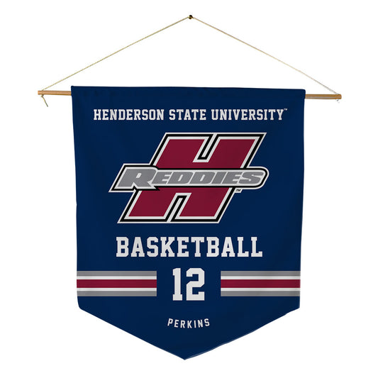 Henderson State - NCAA Men's Basketball : Deazhon Perkins - Pennant - 18" x 21"-0