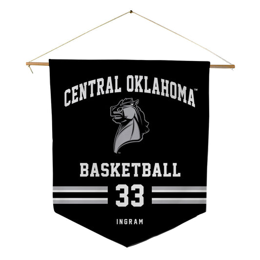 UCO - NCAA Men's Basketball : Jarreth Ingram - Pennant - 18" x 21"-0