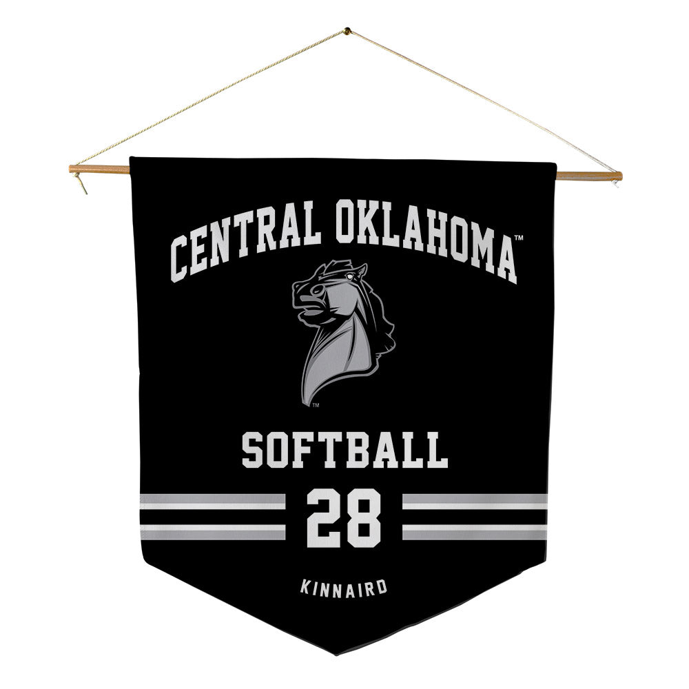 UCO - NCAA Softball : Carleigh Kinnaird - Pennant - 18" x 21"-0