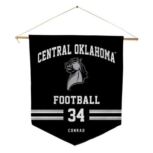 UCO - NCAA Football : Hudson Conrad - Pennant - 18" x 21"-0
