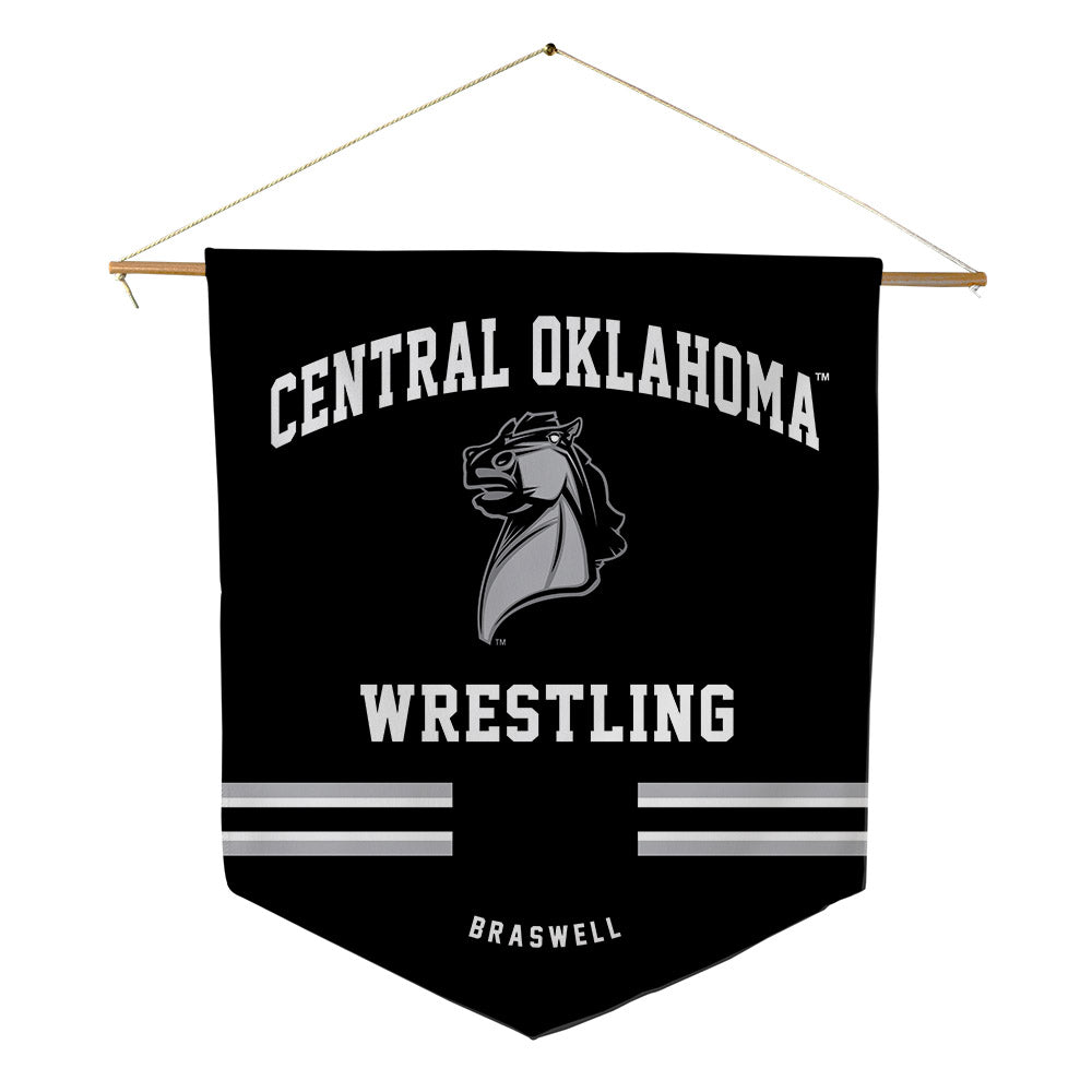UCO - NCAA Wrestling : Cameron Braswell - Pennant - 18" x 21"-0
