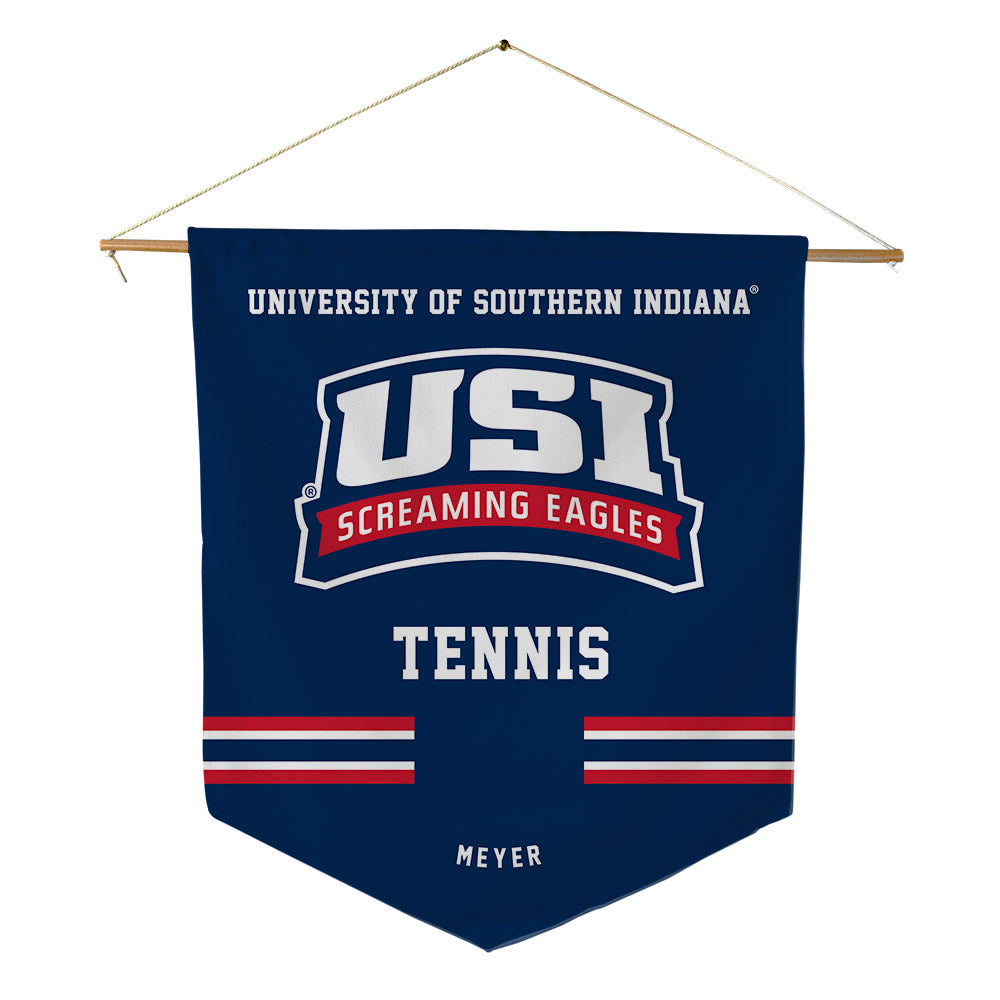 USI - NCAA Women's Tennis : Claire Meyer - Pennant - 18" x 21"-0