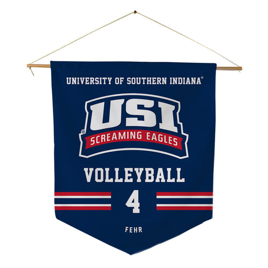 USI - NCAA Women's Volleyball : Kerigan Fehr - Pennant - 18" x 21"-0
