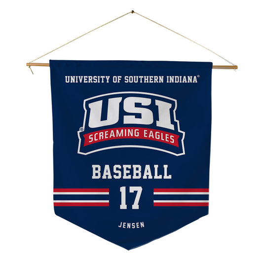 USI - NCAA Baseball : Jai Jensen - Pennant - 18" x 21"-0