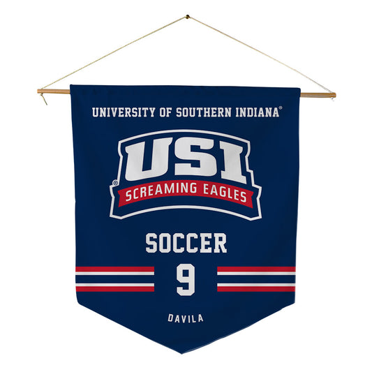 USI - NCAA Men's Soccer : David Davila - Pennant - 18" x 21"-0