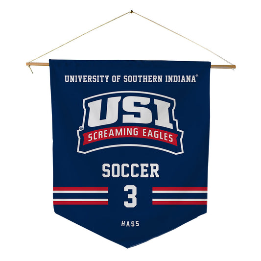 USI - NCAA Women's Soccer : Olivia Hass - Pennant - 18" x 21"-0