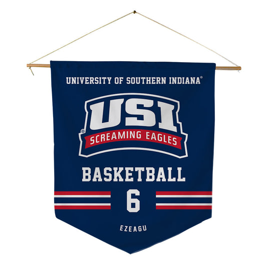 USI - NCAA Men's Basketball : Ben Ezeagu - Pennant - 18" x 21"-0