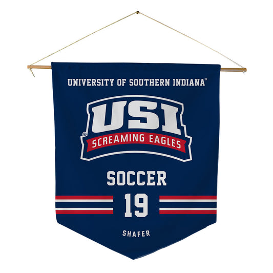 USI - NCAA Women's Soccer : Brooke Shafer - Pennant - 18" x 21"-0