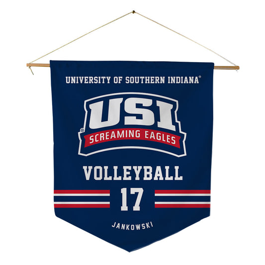 USI - NCAA Women's Volleyball : Aspen Jankowski - Pennant - 18" x 21"-0