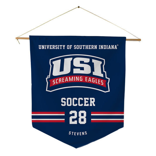 USI - NCAA Men's Soccer : Nolan Stevens - Pennant - 18" x 21"-0