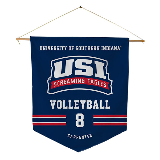 USI - NCAA Women's Volleyball : Ava Carpenter - Pennant - 18" x 21"-0