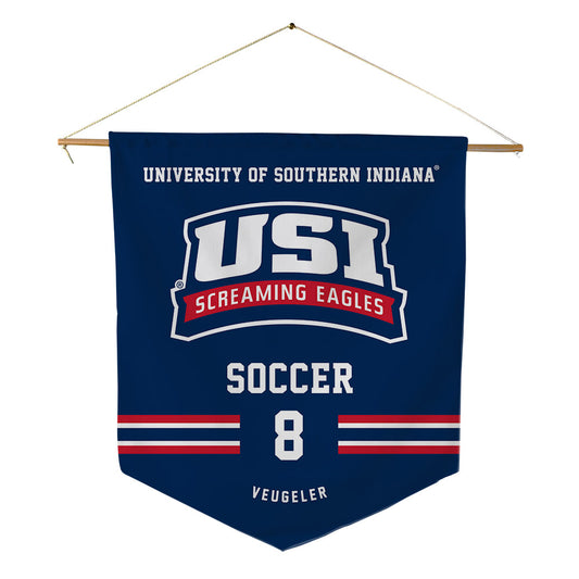 USI - NCAA Women's Soccer : Brittney Veugeler - Pennant - 18" x 21"-0