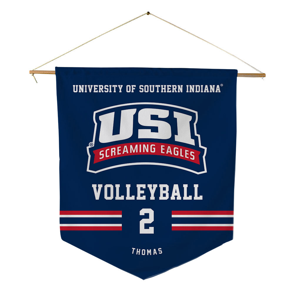 USI - NCAA Women's Volleyball : Aysa Thomas - Pennant - 18" x 21"-0