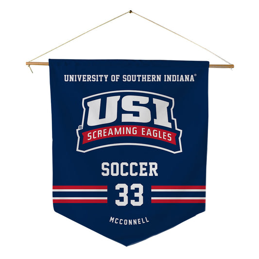 USI - NCAA Men's Soccer : Sam McConnell - Pennant - 18" x 21"-0