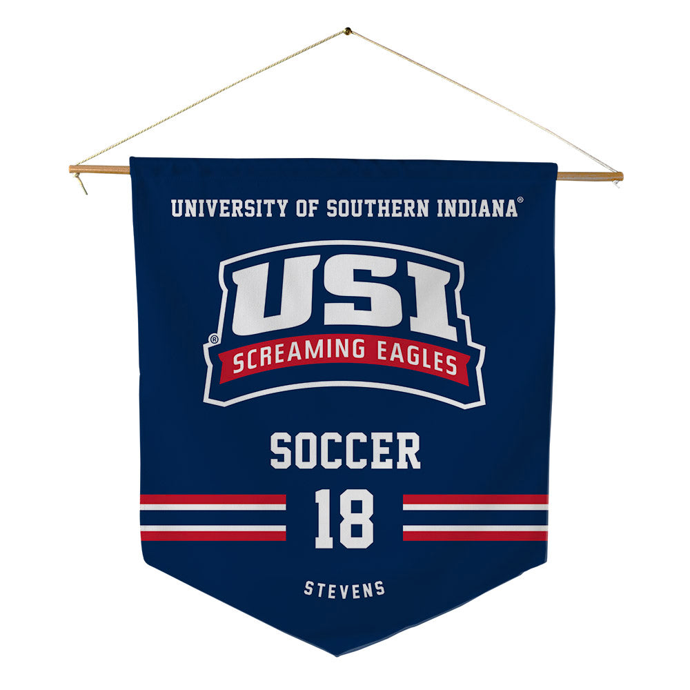USI - NCAA Men's Soccer : Virgil Stevens - Pennant - 18" x 21"-0