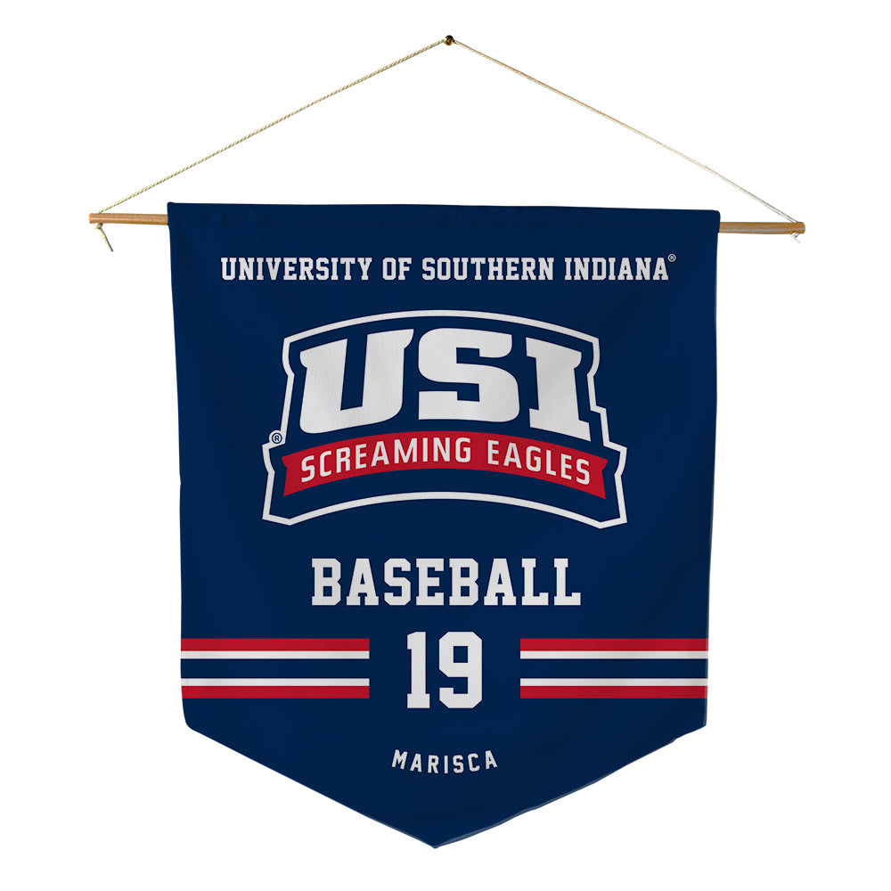USI - NCAA Baseball : Charlie Marisca - Pennant - 18" x 21"-0