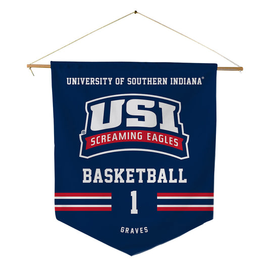 USI - NCAA Women's Basketball : Lily Graves - Pennant - 18" x 21"-0