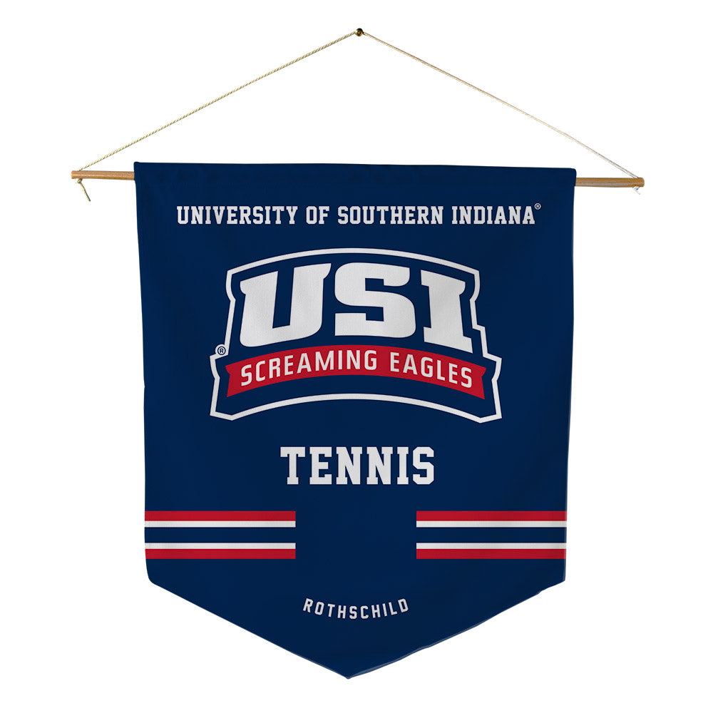 USI - NCAA Men's Tennis : Bryce Rothschild - Pennant - 18" x 21"-0