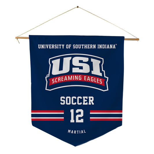 USI - NCAA Men's Soccer : Kristopher Martial - Pennant - 18" x 21"-0