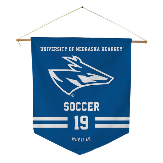 UNK - NCAA Women's Soccer : Clair Mueller - Pennant - 18" x 21"-0