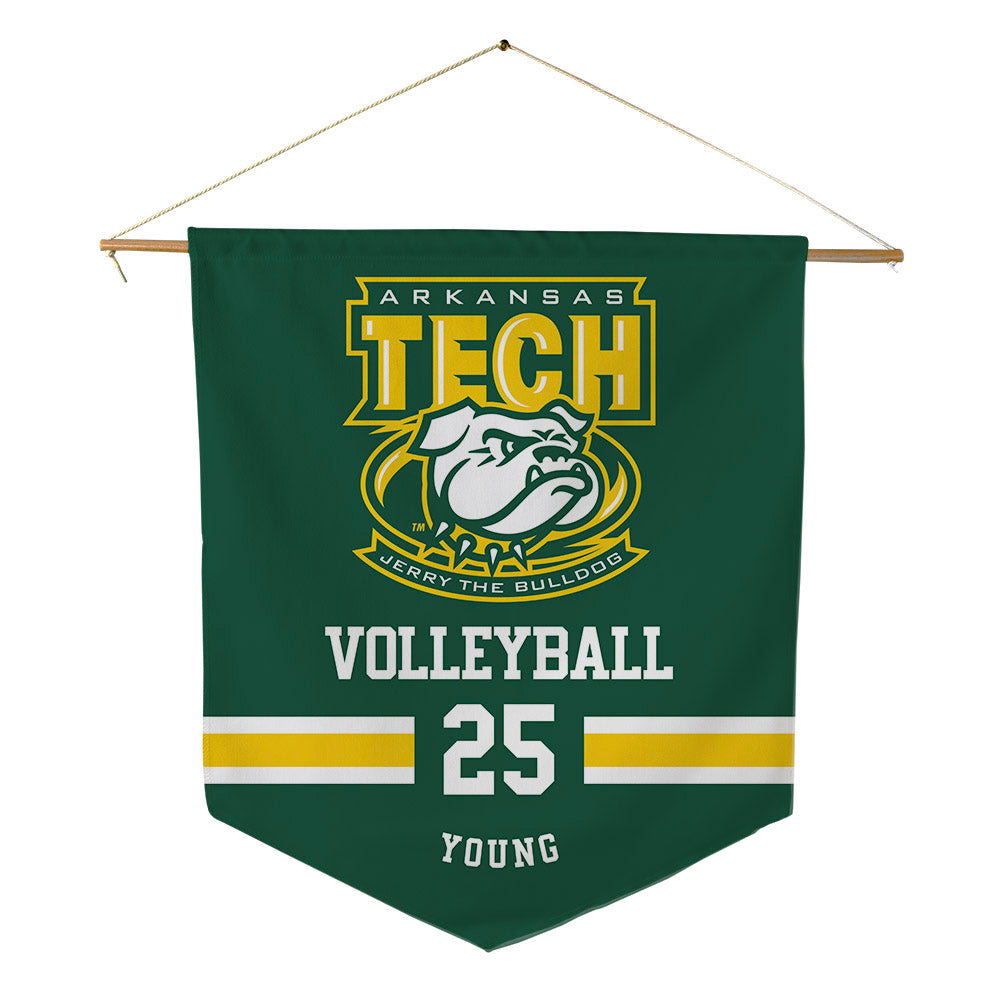 ATU - NCAA Women's Volleyball : BryAnna Young - Pennant - 18" x 21"-0