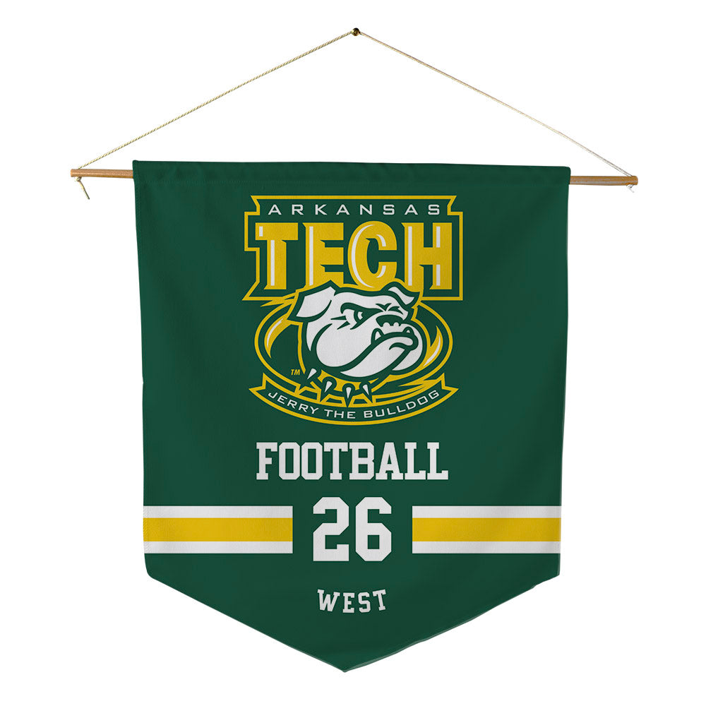 ATU - NCAA Football : Myles West - Pennant - 18" x 21"-0