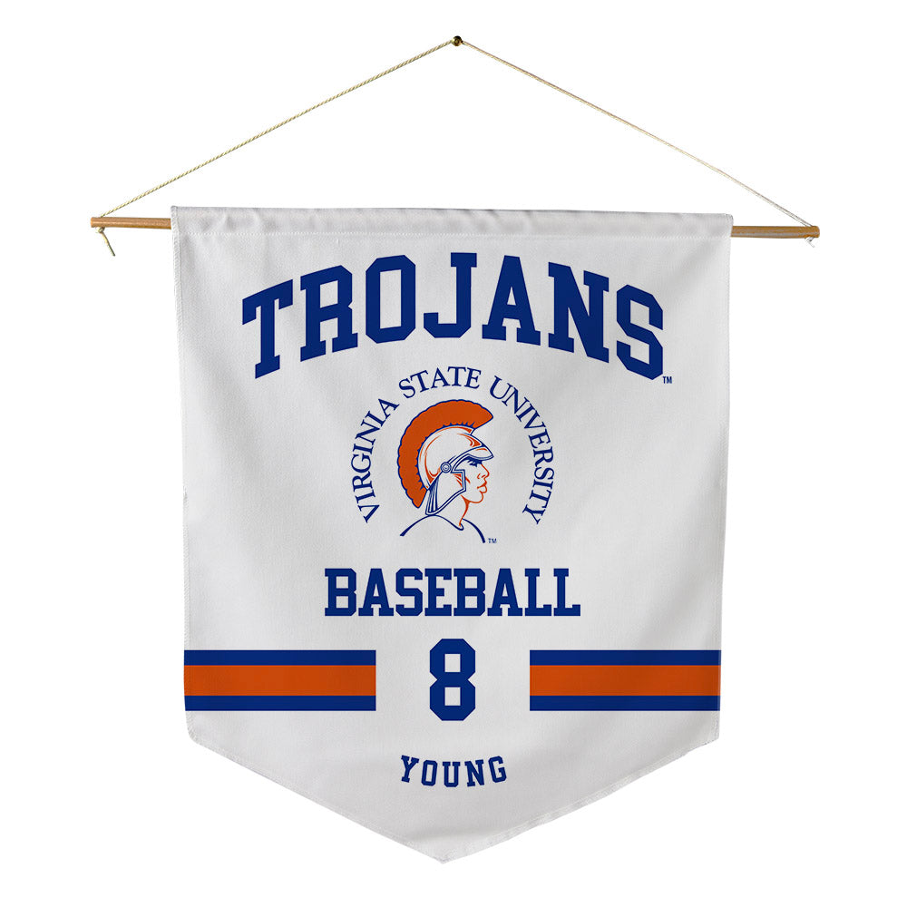 Virginia State - NCAA Baseball : Samuel Young - Pennant - 18" x 21"-0