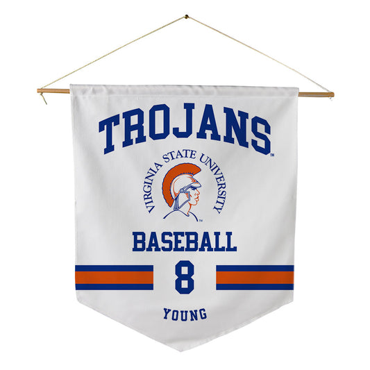 Virginia State - NCAA Baseball : Samuel Young - Pennant - 18" x 21"-0