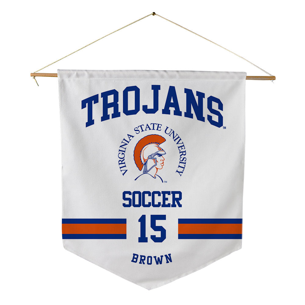 Virginia State - NCAA Women's Soccer : Emma Brown - Pennant - 18" x 21"-0