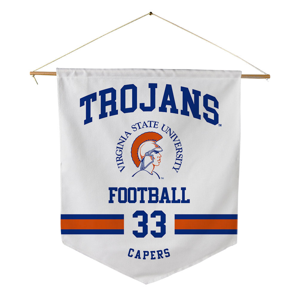Virginia State - NCAA Football : Juelz Capers - Pennant - 18" x 21"-0