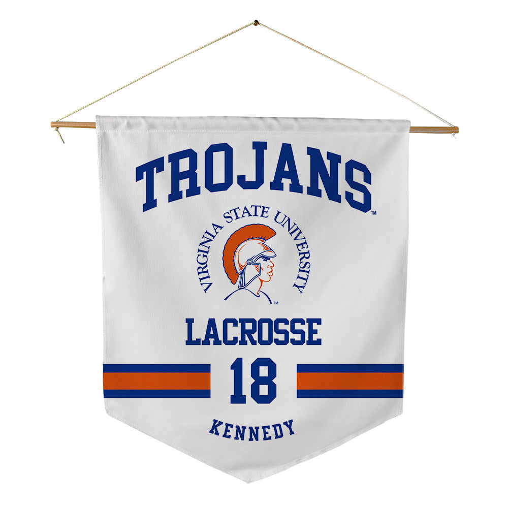 Virginia State - NCAA Men's Lacrosse : Amari Kennedy - Pennant - 18" x 21"-0