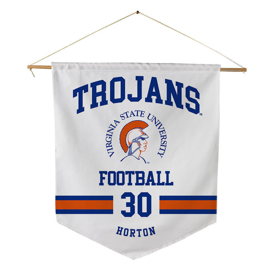 Virginia State - NCAA Football : Taj Horton - Pennant - 18" x 21"-0