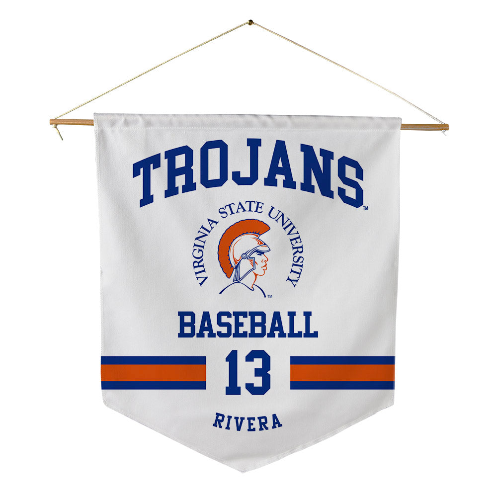 Virginia State - NCAA Baseball : Hector Rivera - Pennant - 18" x 21"-0