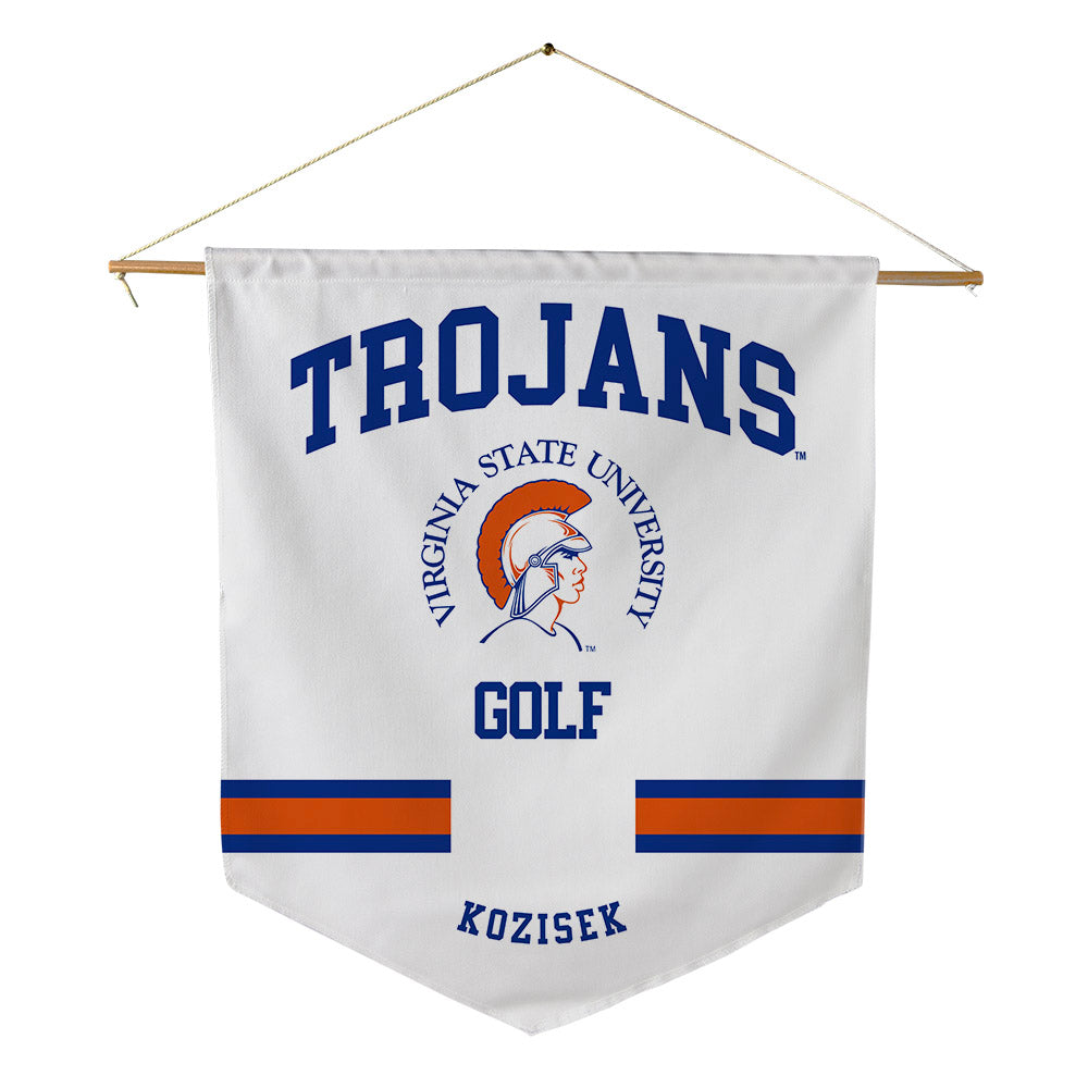 Virginia State - NCAA Men's Golf : Samuel Kozisek - Pennant - 18" x 21"-0