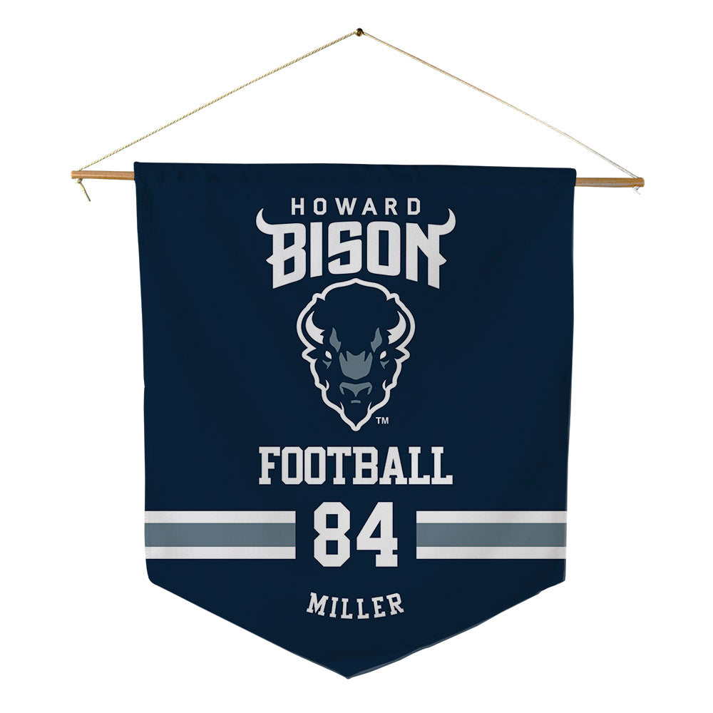 Howard - NCAA Football : Myles Miller - Pennant - 18" x 21"-0
