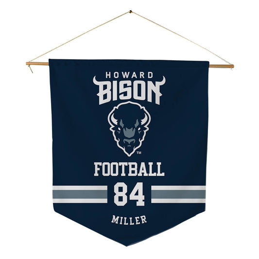 Howard - NCAA Football : Myles Miller - Pennant - 18" x 21"-0