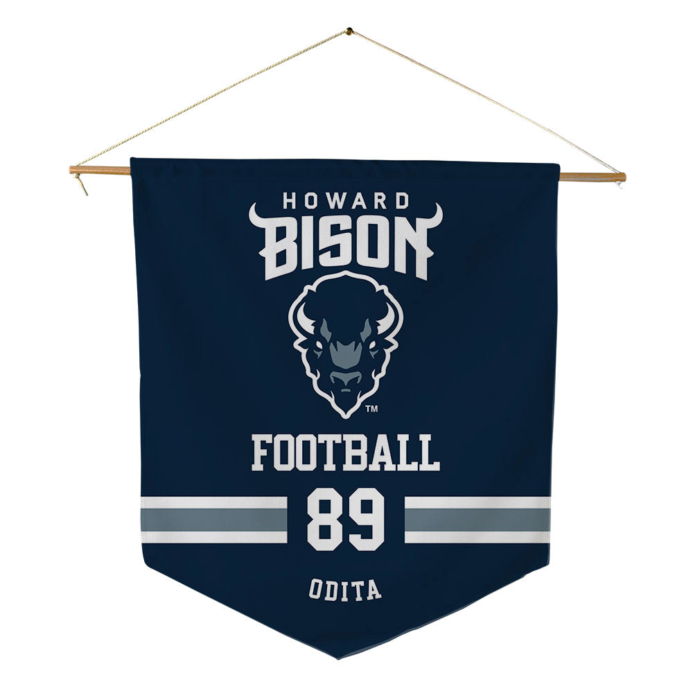 Howard - NCAA Football : Ryan Odita - Pennant - 18" x 21"-0