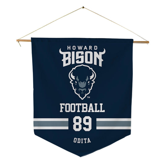 Howard - NCAA Football : Ryan Odita - Pennant - 18" x 21"-0