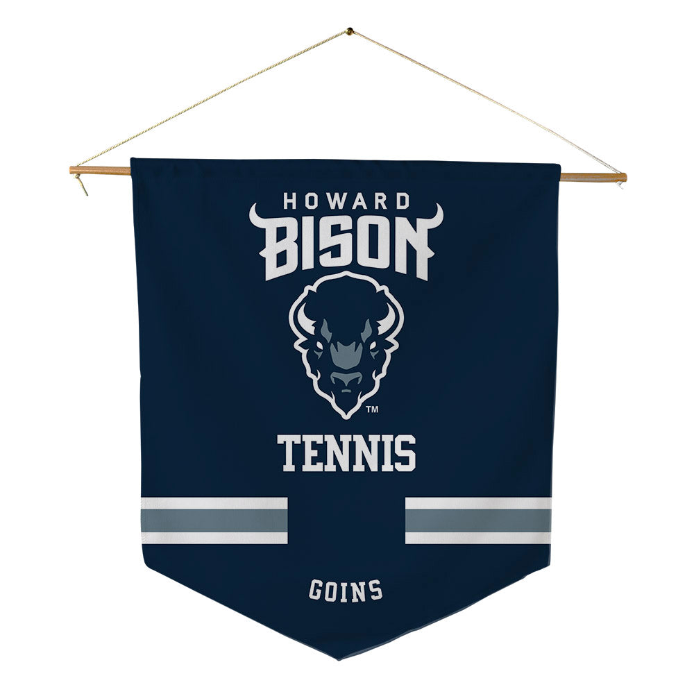 Howard - NCAA Women's Tennis : Chloe Goins - Pennant - 18" x 21"-0