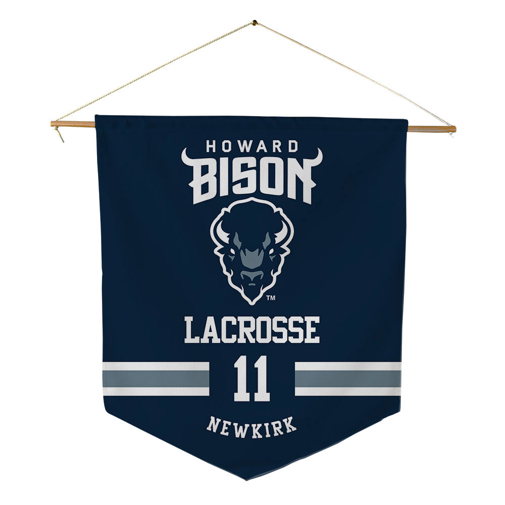 Howard - NCAA Women's Lacrosse : Kyla Newkirk - Pennant - 18" x 21"-0