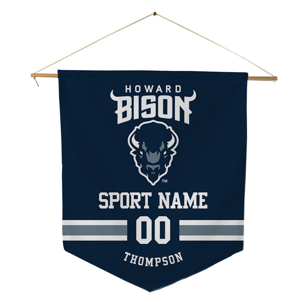 Howard - NCAA Men's Golf : John Thompson - Pennant - 18" x 21"-0