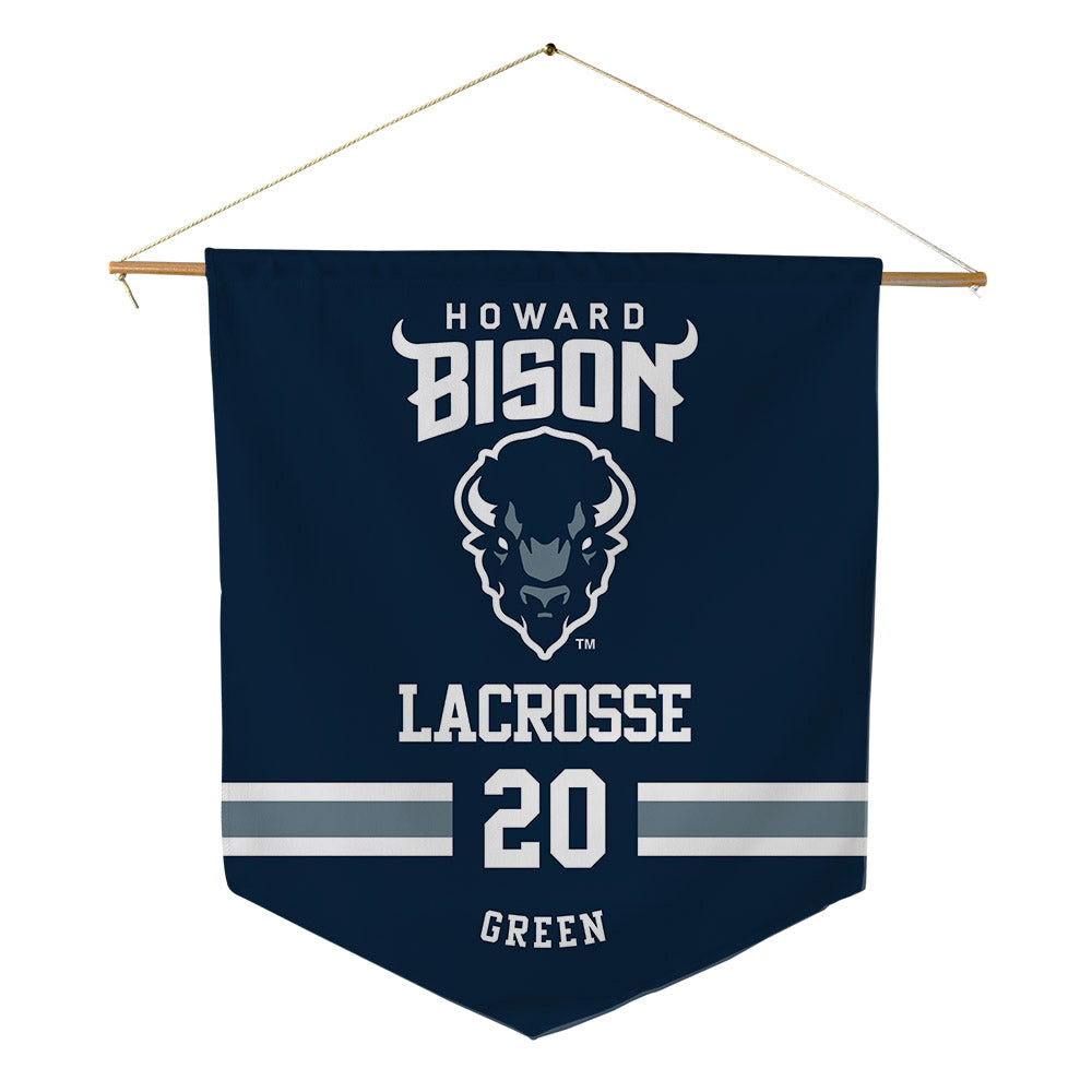 Howard - NCAA Women's Lacrosse : Naomi Green - Pennant - 18" x 21"-0