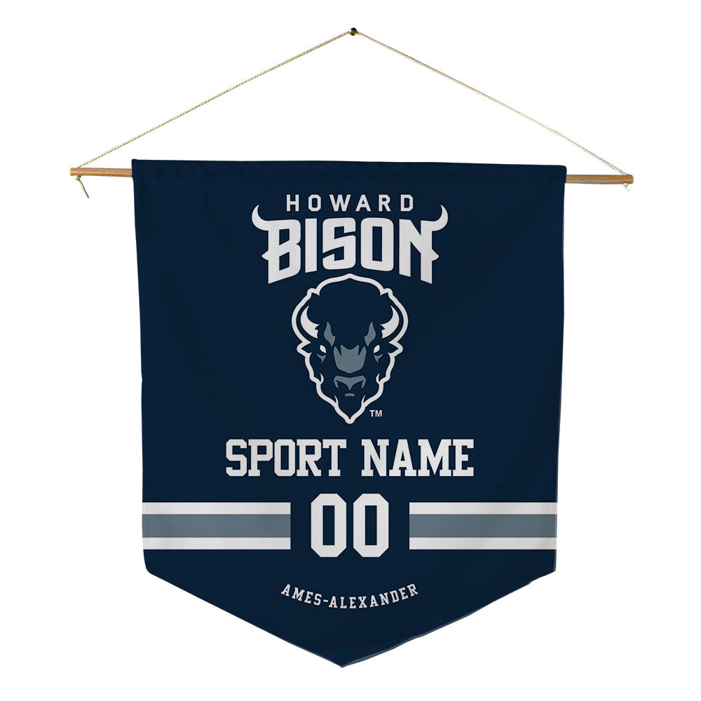 Howard - NCAA Softball : Taylor Ames-Alexander - Pennant - 18" x 21"-0