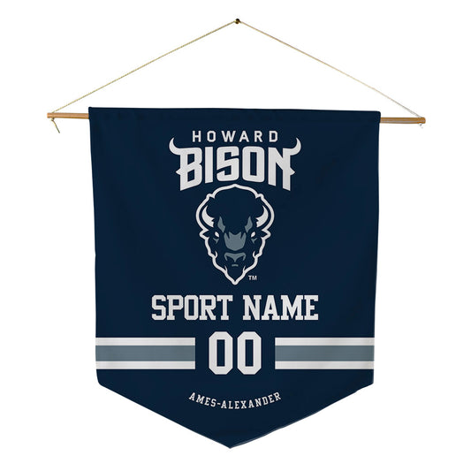 Howard - NCAA Softball : Taylor Ames-Alexander - Pennant - 18" x 21"-0