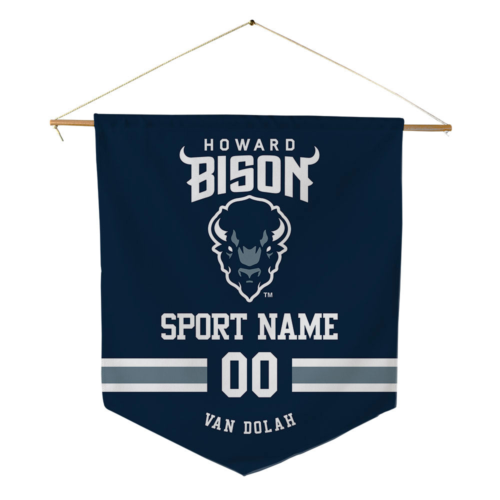 Howard - NCAA Softball : Madison Van Dolah - Pennant - 18" x 21"-0