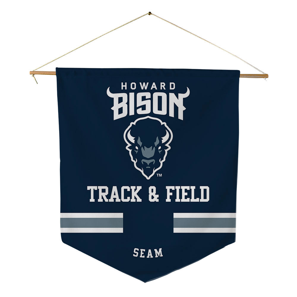 Howard - NCAA Women's Track & Field : Sarah Seam - Pennant - 18" x 21"-0