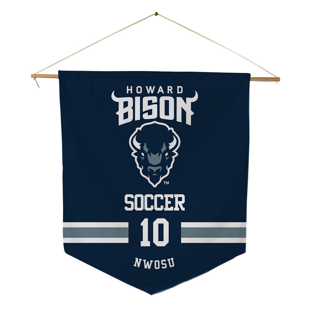 Howard - NCAA Women's Soccer : Adora Nwosu - Pennant - 18" x 21"-0