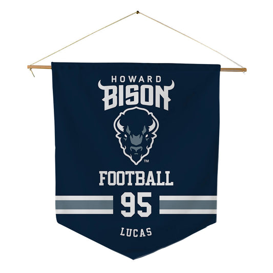 Howard - NCAA Football : Israel Lucas - Pennant - 18" x 21"-0