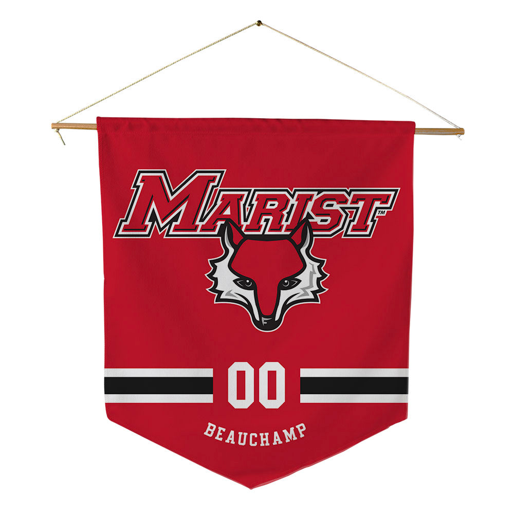 Marist - NCAA Football : Reece Beauchamp - Pennant - 18" x 21"-0